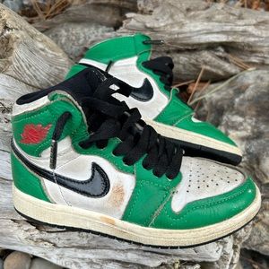 Nike Air Jordan 1 OG Lucky Green Kids Size 11